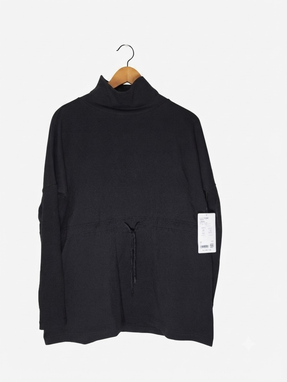 Athleta Women's Sweatshirt Black Heathered Pullover Size S